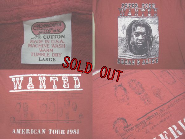 画像3: 80's PETER TOSH Tシャツ／L