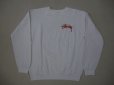画像2: 80's黒タグ stussy ラスタスウェット (2)