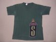画像1: 80's 黒タグstussy 半袖Tシャツ (1)
