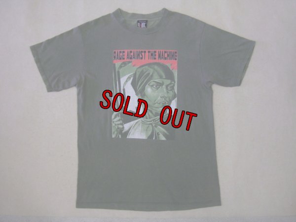 画像1: 90's RAGE AGAINST THE MACHINE Tシャツ／L
