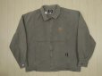 画像1: 80's 黒タグ stussy デニムジャケット／L (1)