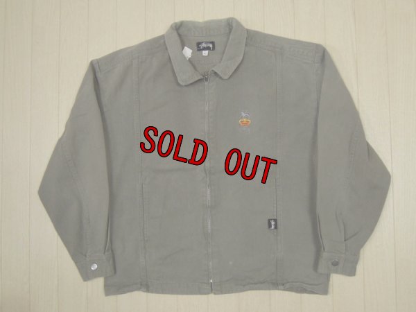 画像1: 80's 黒タグ stussy デニムジャケット／L