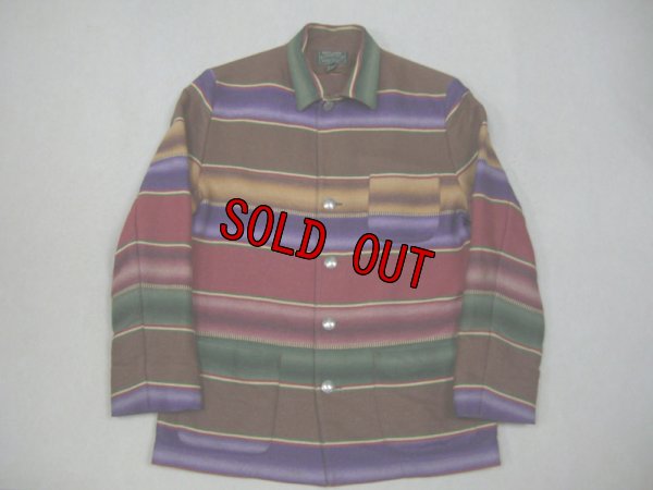 画像1: 〜90's Ralph Lauren ブランケットジャケット