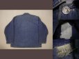 画像2: 〜40's US ARMY デニムジャケット／メタルボタン (2)