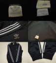 画像3: 80's adidas USA製 ジャージ／黒x銀 (3)