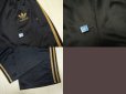 画像3: 80's adidas USA製 ジャージパンツ／黒x金／ (3)