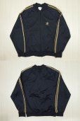 画像4: 80's adidas USA製 ジャージパンツ／黒x金／ (4)