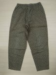 画像1: 80's STUSSY 総柄イージーパンツ／黒タグUSA製 (1)