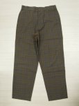 画像1: 90's STUSSY チェックパンツ／白タグUSA製／W34 (1)