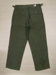 画像2: 〜50's US ARMY ベイカーパンツ／13星メタルボタン／W36.5 (2)