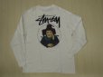 画像1: 80's stussy 長袖 Tシャツ／黒タグ-JOKERS／XL (1)