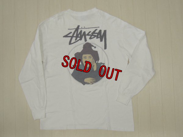 画像1: 80's stussy 長袖 Tシャツ／黒タグ-JOKERS／XL