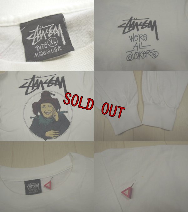 画像3: 80's stussy 長袖 Tシャツ／黒タグ-JOKERS／XL