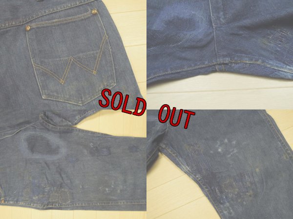 画像4: Wrangler 11MWZ デニムパンツ／斜めベル／W34