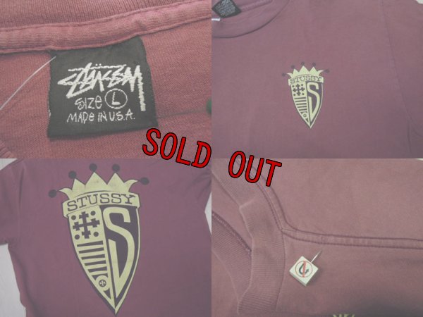 画像3: 80's stussy Tシャツ／黒タグUSA製／L