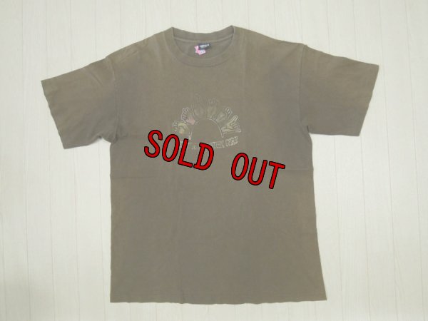 画像1: 80's stussy Tシャツ／黒タグUSA製／XL