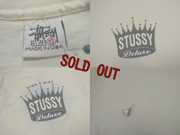 画像3: 90's stussy Tシャツ／白タグUSA製／S