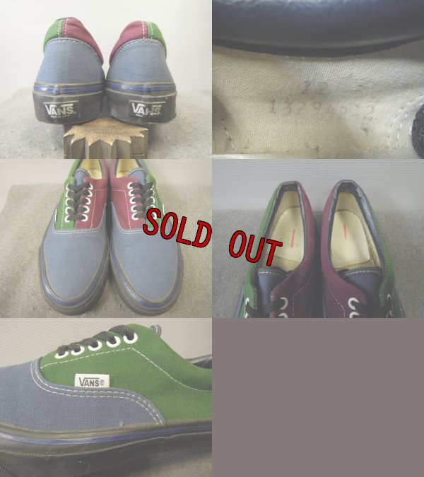 画像3: 80's VANS ERA／3色マルチ-USA製／12