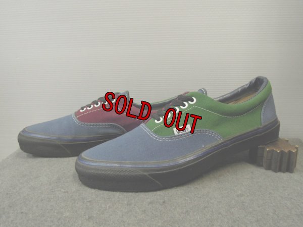 画像1: 80's VANS ERA／3色マルチ-USA製／12