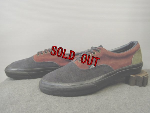 画像1: 80's VANS ERA SUEDE／3色マルチ-USA製／12