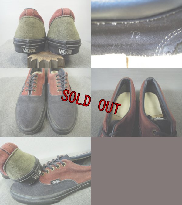 画像3: 80's VANS ERA SUEDE／3色マルチ-USA製／12