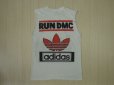 画像2: 80's RUN DMC & adidas カットオフTシャツ／S (2)