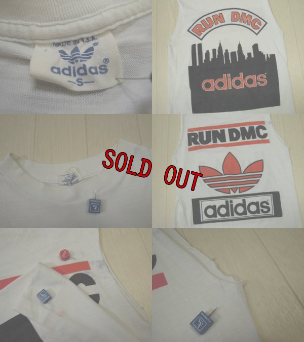 画像3: 80's RUN DMC & adidas カットオフTシャツ／S