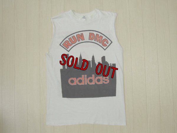 画像1: 80's RUN DMC & adidas カットオフTシャツ／S