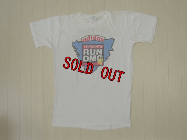 画像1: 80's RUN DMC & adidas Tシャツ／M