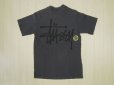 画像1: 80's stussy Tシャツ／黒タグUSA製／S (1)