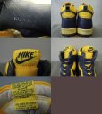 画像3: 80's NIKE DUNK Hi／紺x黄／10ハーフ (3)
