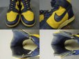 画像4: 80's NIKE DUNK Hi／紺x黄／10ハーフ (4)