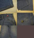 画像5: 〜60's Lee 191Z デニムペインターパンツ／股リベ／W35 (5)