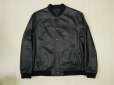 画像1: stussy レザージャケット／XL (1)