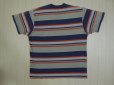 画像2: 80's stussy ボーダーTシャツ／黒タグ-USA製／L (2)