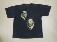 画像1: 90's MALCOLM X & M.L.KING Tシャツ／L (1)