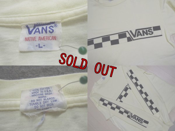 画像3: 80's VANS 長袖Tシャツ／L