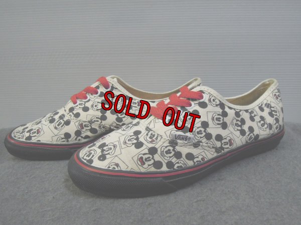 画像1: 80's VANS AUTHENTIC／USA製-DISNEY／Lady's 9ハーフ