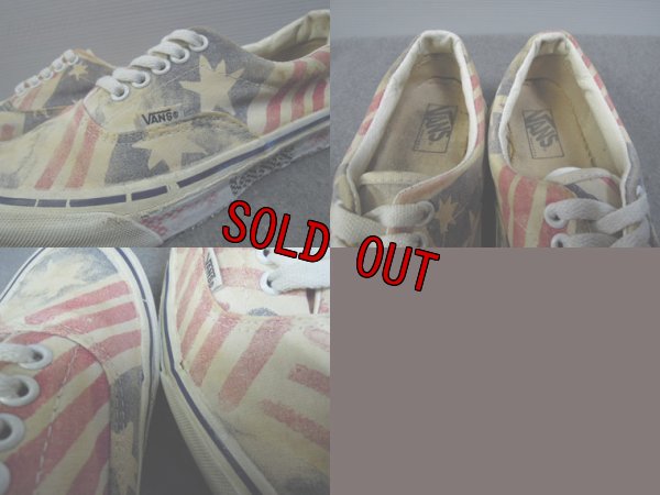 画像4: 〜90's VANS ERA／USA製-柄サイドテープ／7〜7ハーフ
