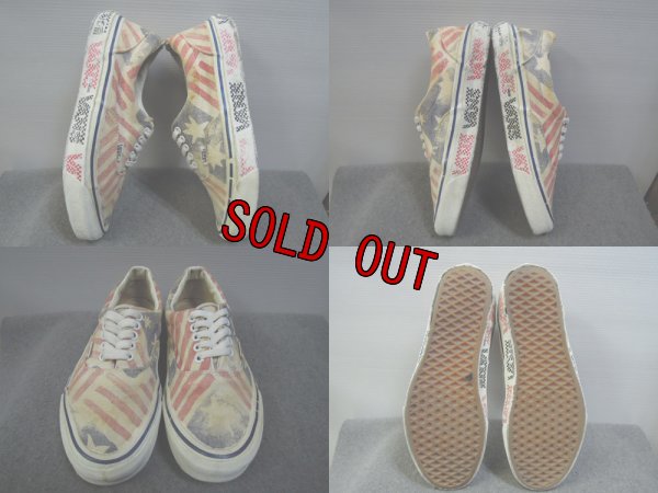 画像2: 〜90's VANS ERA／USA製-柄サイドテープ／7〜7ハーフ
