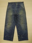 画像1: 〜40's SMITH'S デニムペインター／ダブルニー＆バックルバック (1)