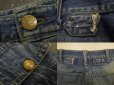 画像3: 〜40's SMITH'S デニムペインター／ダブルニー＆バックルバック (3)