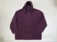 画像1: 80's STUSSY フードジャケット／黒タグUSA製／L (1)