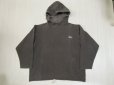 画像1: 80's STUSSY スウェットパーカー／黒タグUSA製／XL (1)