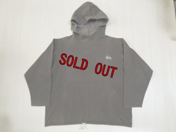 画像1: 80's STUSSY スウェットパーカー／黒タグUSA製／XL