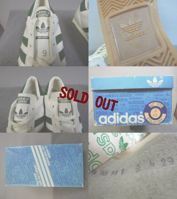 画像4: 80's adidas COUNTRY／フランス製-DEAD STOCK／9
