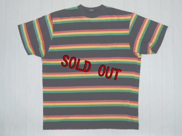 画像1: 80's stussy Tシャツ／黒タグ-USA製／XL