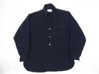 40's US NAVY ウールCPOシャツ／片ポケット