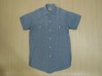 画像1: 〜60's OX-HIDE 半袖シャンブレーシャツ (1)