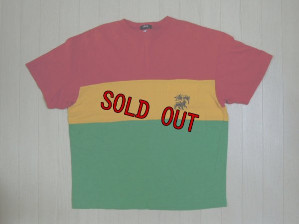 画像1: 80's stussy Tシャツ／黒タグ-USA製／M